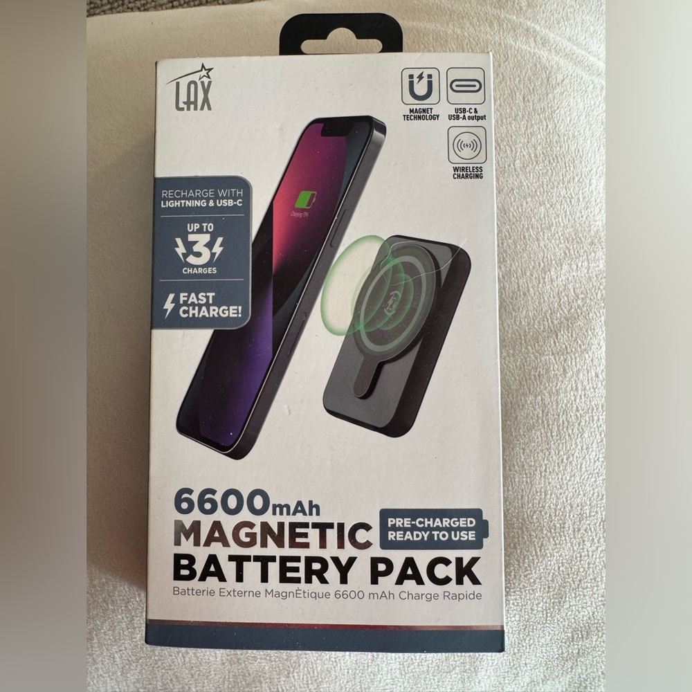 Magnetic Battery Pack - Black